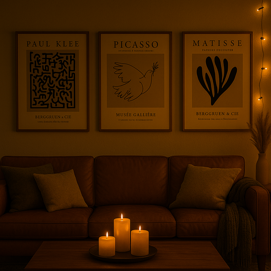 Frameless Poster Nordic Abstract - Luumé